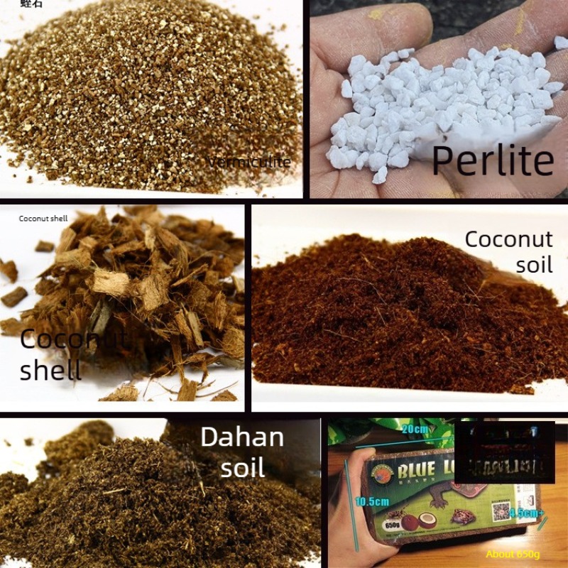 Substrate Coconut Fiber - 코코넛 토양 벽돌 파충류 배지 거북이