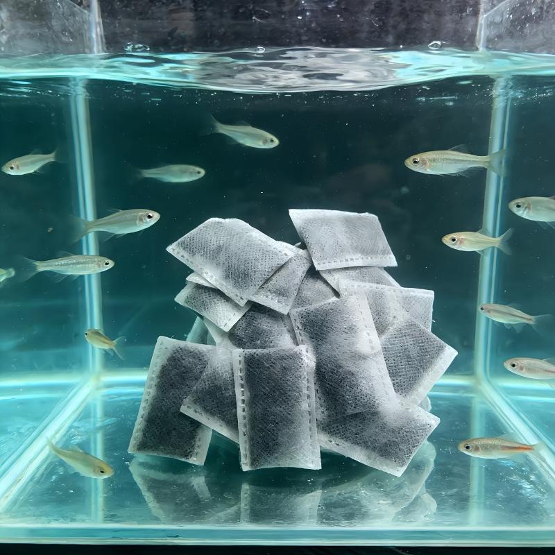 Aquael Filter Fzn - 10/20/40pcs 수족관 활성탄 가방 물고기 탱크