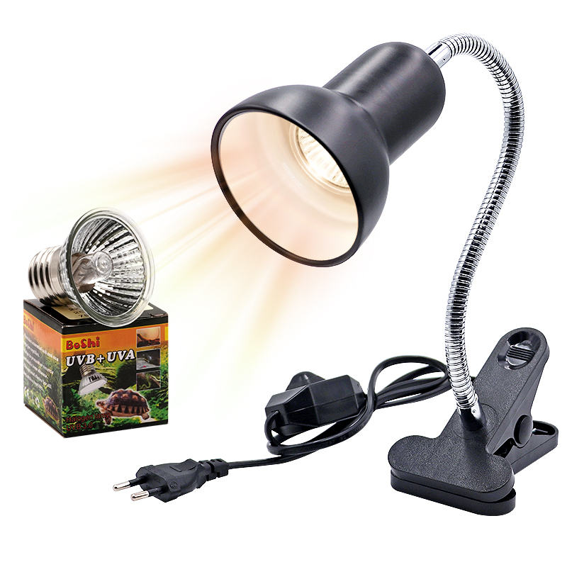 Ceramic Heat Emitter - UVA+UVB 3.0 파충류 램프 홀더 세트