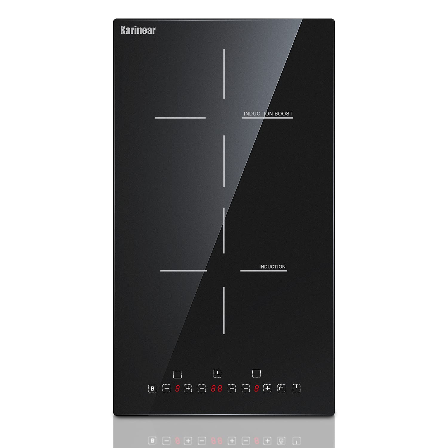카리네어 12인치 인덕션 쿡탑 2구 드롭인 전기 쿡탑, - Timer Dual Outlet 리뷰 및 가격