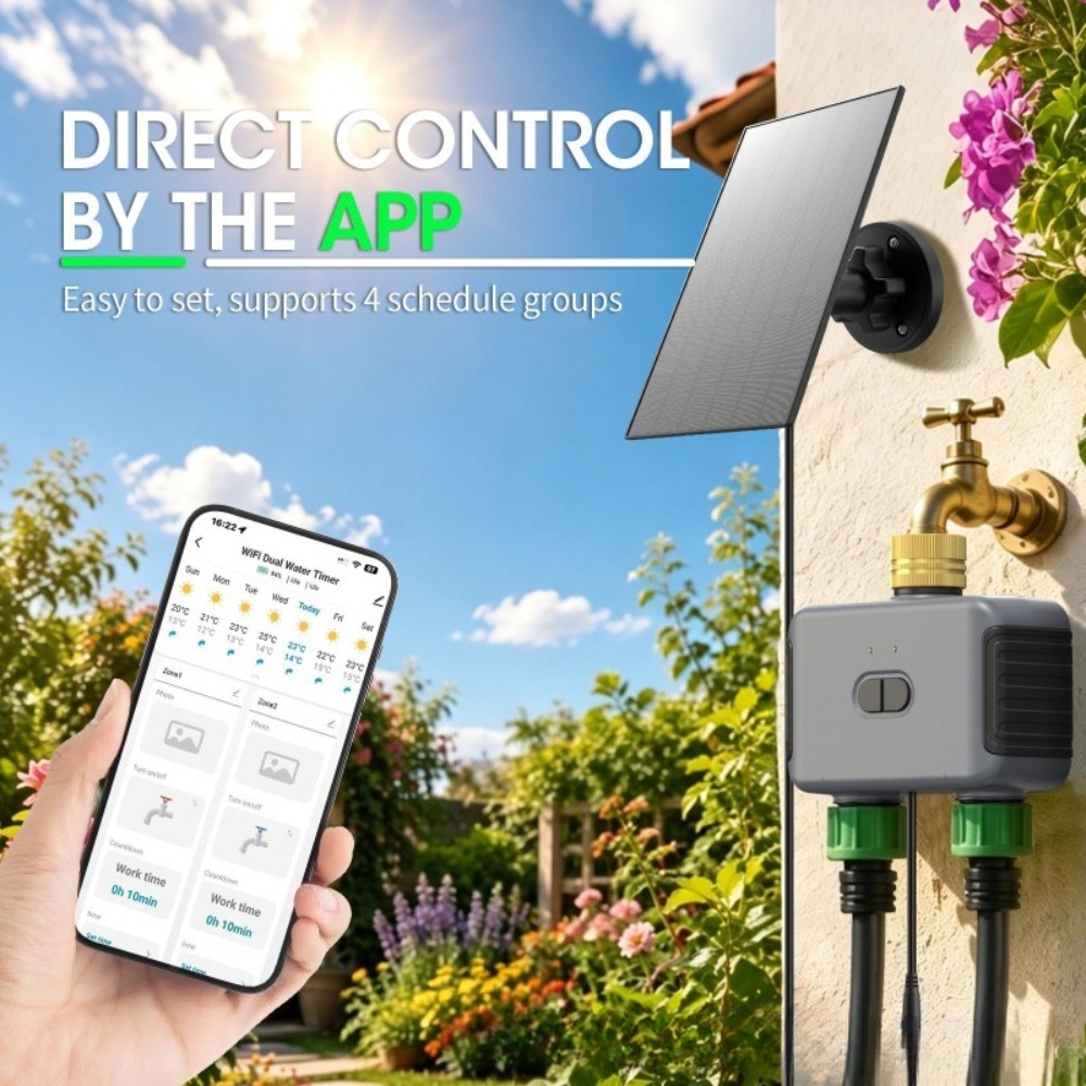 WiFi 듀얼 콘센트 스마트 워터 타이머 앱 원격 자동 - Timer Dual Outlet 리뷰 및 가격