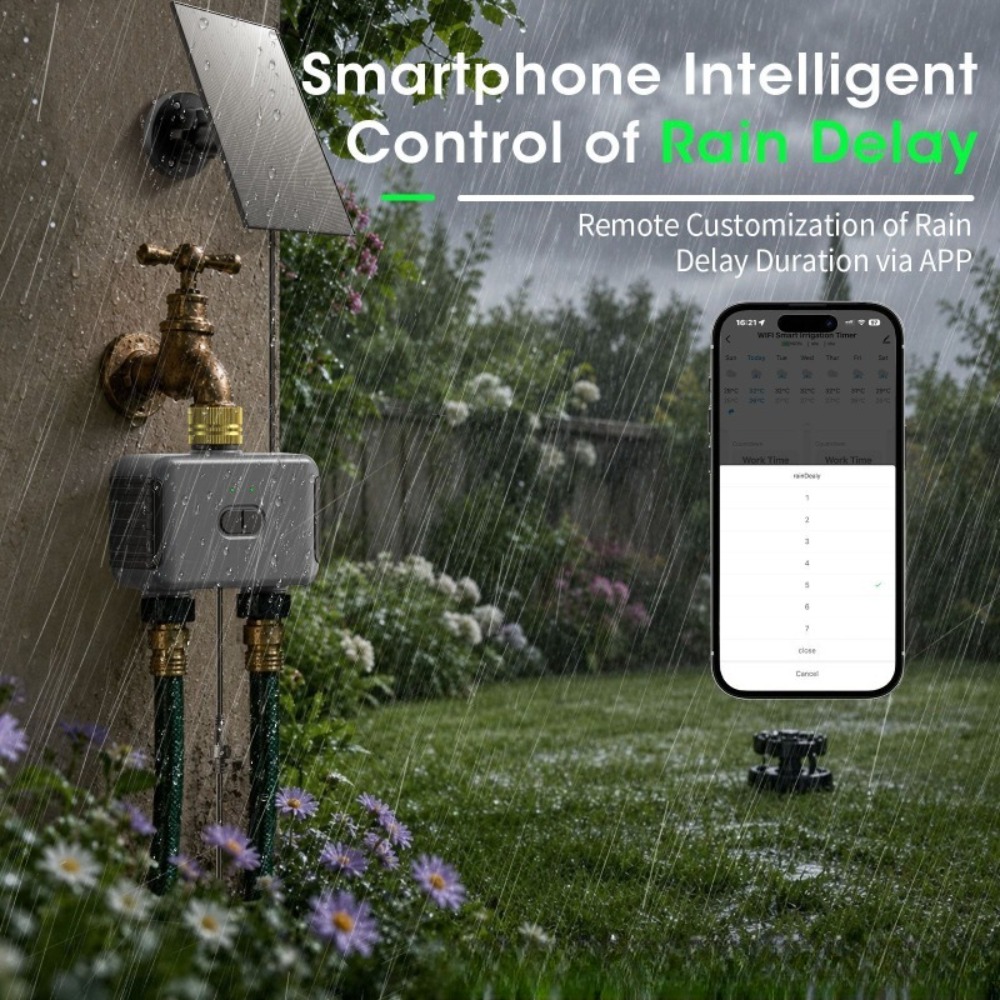 WiFi 듀얼 콘센트 스마트 워터 타이머 앱 원격 자동 - Timer Dual Outlet 리뷰 및 가격