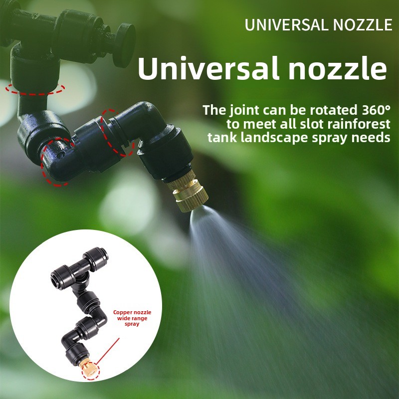 열대 우림 테라리움용 미니 분무 시스템, 이중 노즐,  - Misting Nozzle Reptile 리뷰 및 가격