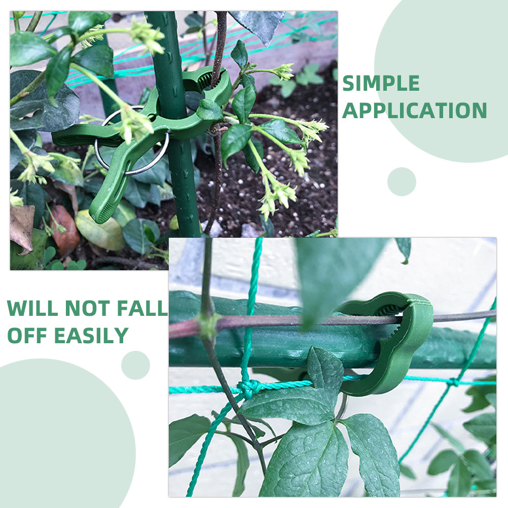 60개입 플라스틱 식물 지지대 클립, 토마토, 포도,  - Vine Climbing Plastic 리뷰 및 가격